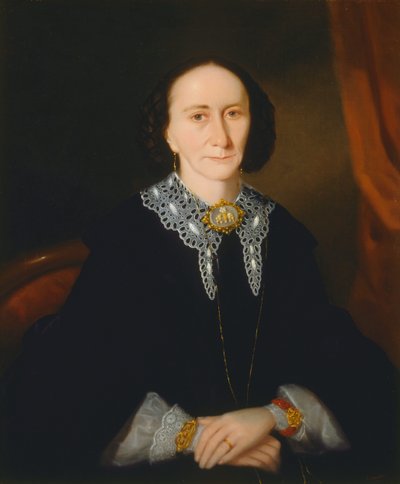 Porträt einer Frau (Elizabeth Collins) von Joseph Backler